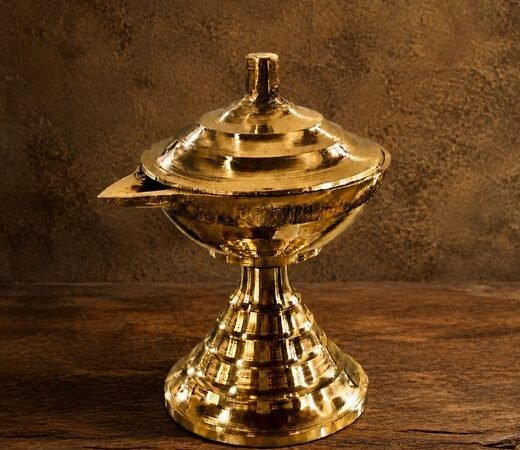 Brass Oil Lamp (Small)