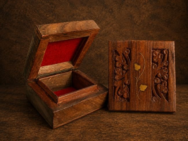 Hand Crafted Wooden Box